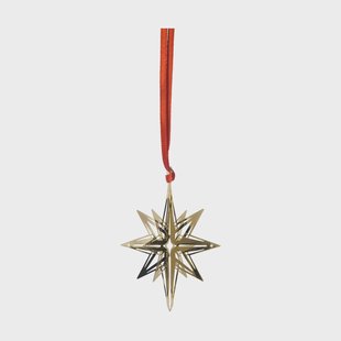 Pluto Design Northern star 3D kersthanger Goud