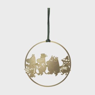 Pluto Design Muminfamilie decoratiehanger Goud