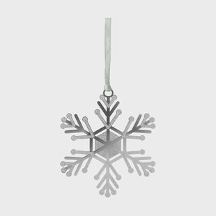 Pluto Design Let it snow decoratiehanger Zilver