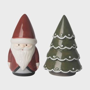 Pluto Design Santa zout- & peperstel Kerstman, kerstboom