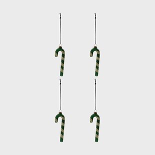 House Doctor Stick kersthanger 4-pack Groen