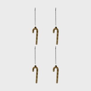 House Doctor Stick kersthanger 4-pack Goud
