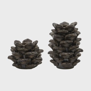 House Doctor Cone kandelaar 2-delig Antiek metallic