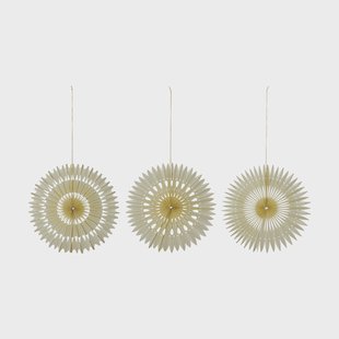 House Doctor Stelle kersthangerset 3-delig Off-white, Ø30 cm