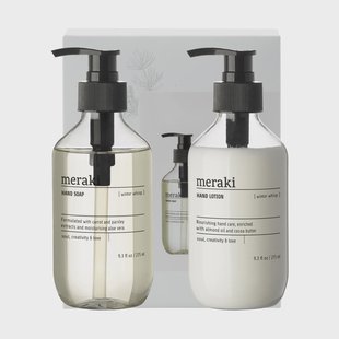 Meraki Meraki geschenkset handzeep en handlotion Winter Whisp