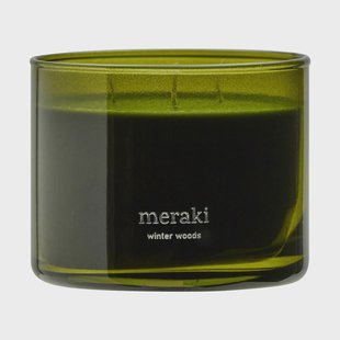 Meraki Meraki geurkaars, 32 uur Winter Woods