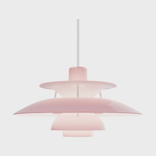 Louis Poulsen PH 5 hanglamp Ø320, Opal pale rose