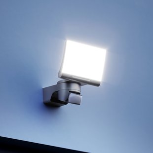 XLED Home 2 S LED-sensor-buitenspot, antraciet - STEINEL - Modern - Kunststof - Hoekig