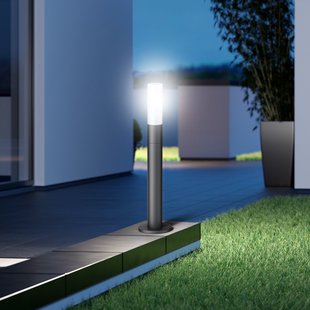 GL 65 LED tuinpadverlichting, 3.000 K, antraciet, IP44 - STEINEL - Modern - Metaal - 1 lamp