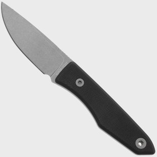 Big Idea Design USA Lookout DP-MA-BL-G10 Drop Point Stonewashed Magnacut, Black G10, vaststaand mes