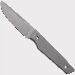 Big Idea Design USA Signal MA-TI Stonewashed Magnacut, Titanium, vaststaand mes, Mak Kelsay design