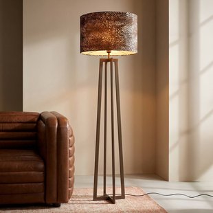 KARE vloerlamp Wildlife, bruin, staal, hoogte 160 cm, E27