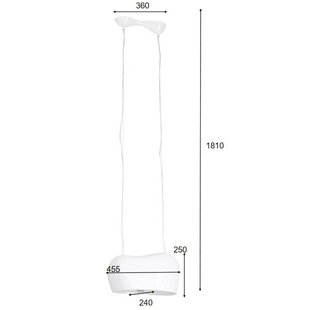 KARE hanglamp Cloud, wit, glas, 2-lamps, GU10