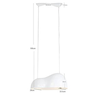 KARE hanglamp Cloud, zilver, glas, 2-lamps, GU10