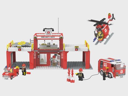 PLAYTIVE CLIPPYS Bouwstenenset L (Brandweerkazerne)