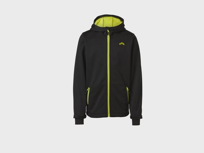 CRIVIT Kinder softshell jas (Zwart, 134/140)
