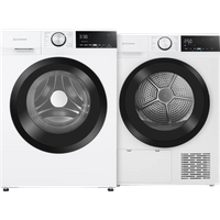 Wisberg WBWM1A3W8NB HygienicSteam + Wisberg WBDR1BW8NB SwiftDry