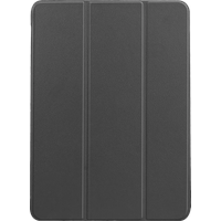 Just In Case Smart Tri-Fold Apple iPad Air (2026/2025/2024) Book Case Zwart