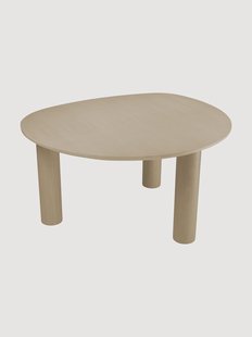 Eettafel Lombardo van Mindi-hout, 150 x 135 cm