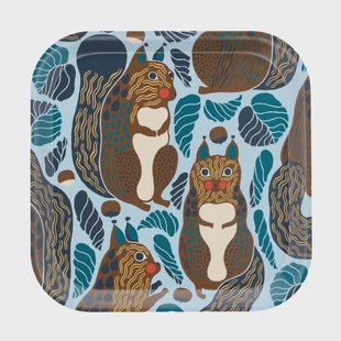 Marimekko Kurre dienblad Sky blue-multicolour