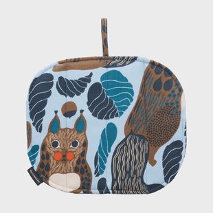 Marimekko Pieni Kurre pannenonderzetter Sky blue-multicolour