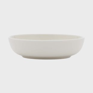 Marimekko Unikko diepe bord Beige-wit-licht zand-donkergroen