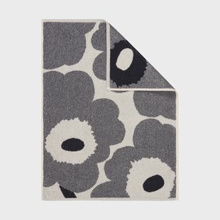 Marimekko Unikko handdoek 50x70 cm Off white-blueberry