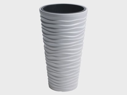 PROSPERPLAST Bloempot (Wit, 30 x 30 x 52 cm)