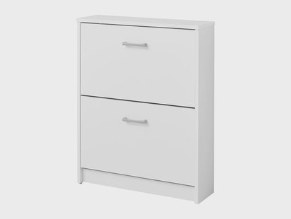 LIVARNO Schoenenkast met 2 vakken, wit