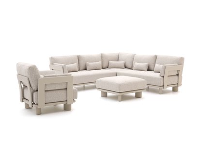 + 15% kassakorting | Bellagio Battuello hoek loungeset 5-delig - Laagste prijsgarantie!