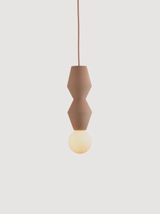 Kleine dimbare hanglamp STUCCO No. 2, handgemaakt