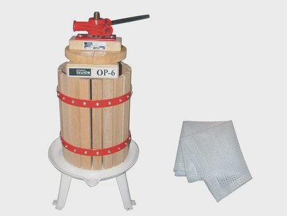 Güde fruitpers, 6, 12, 18 of 30 liter, mechanisch, met stalen spindel (OP 6 L)