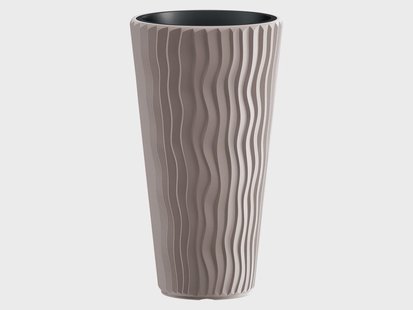 PROSPERPLAST Bloempot Sandy Slim (Mokka, 30 x 30 x 53 cm)