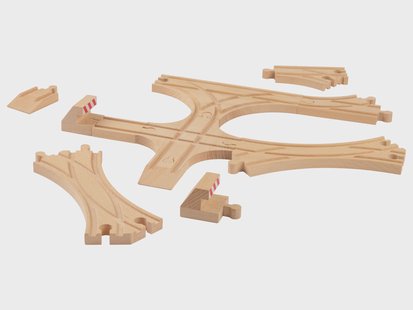 PLAYTIVE Treinbaanset met wissels