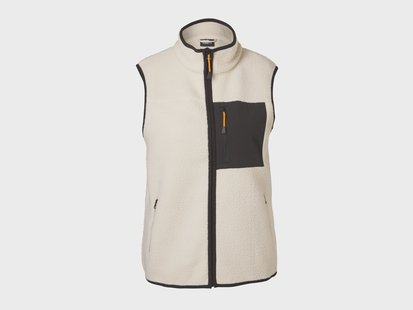 CRIVIT Dames fleece bodywarmer (Crème, S (36/38))