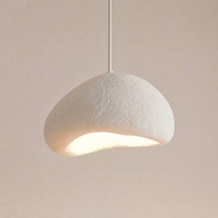 Opviq Hanglamp Loval, wit, 32 x 27 cm, glasvezel, E27