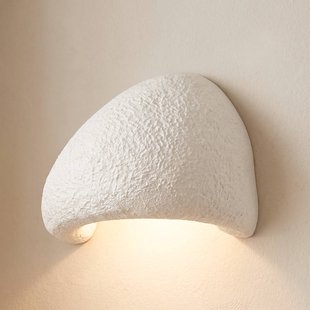 Opviq Wandlamp LORE, 30 x 32 cm, wit, glasvezel, G9