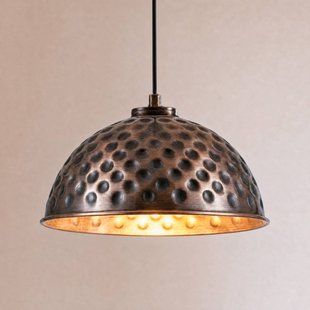 Opviq Hanglamp ECHO, koperkleurig, Ø 26 cm, metaal, E27