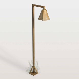 Moretti Luce LED tuinpadverlichting Silva Frame, 80 x 19 cm, antiek messing