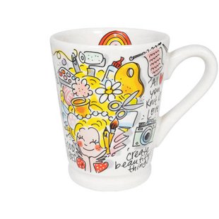 Blond Amsterdam XL beker Miss Creativity (Ø10 cm) (500 ml)
