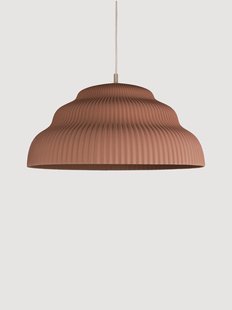 Handgemaakte hanglamp Kaskad van keramiek, in verschillende formaten