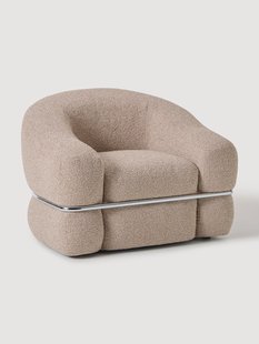 Boucl&eacute; fauteuil Wilma