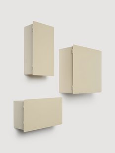 Wandplanken Kelly van metaal, 3-delig