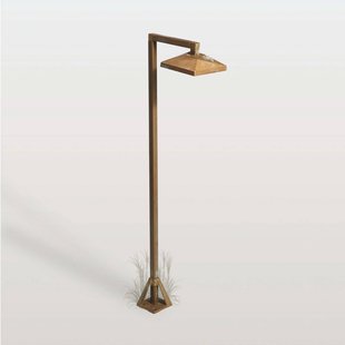 Moretti Luce LED tuinpadverlichting Aura Edge, 80 x 19,5 cm, antiek messing