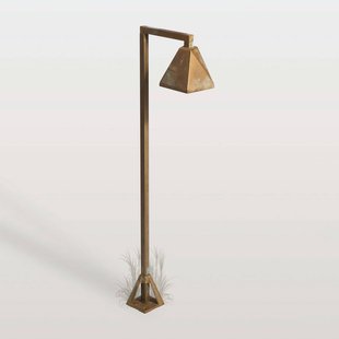 Moretti Luce LED tuinpadverlichting Silva Edge, 80 x 19 cm, antiek messing