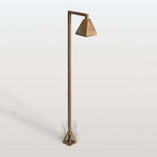 Moretti Luce LED tuinpadverlichting Silva Edge, 100 x 19 cm, antiek messing