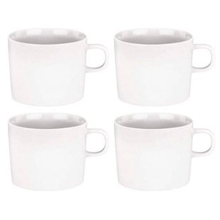 Alessi Koffiekopjes PlateBowlCup 200 ml - 4 stuks - Jasper Morrison - AJM28/78