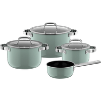 WMF Fusiontec Mineral Pro Pannenset 4-delig Eucalyptus Haze