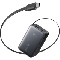 Anker Nano Powerbank 10.000 mAh met 45 Watt Snelladen Zwart