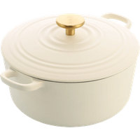 BK Bourgogne Braadpan 24 cm Cream White